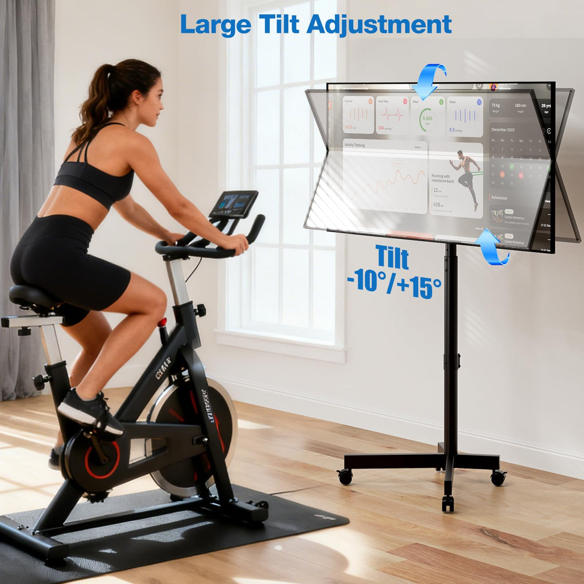 Mobile TV Cart for 13-55 inch TVs B564474