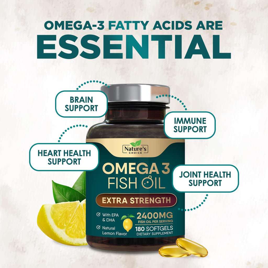 Omega 3 Fish Oil 2400mg Softgels Q600