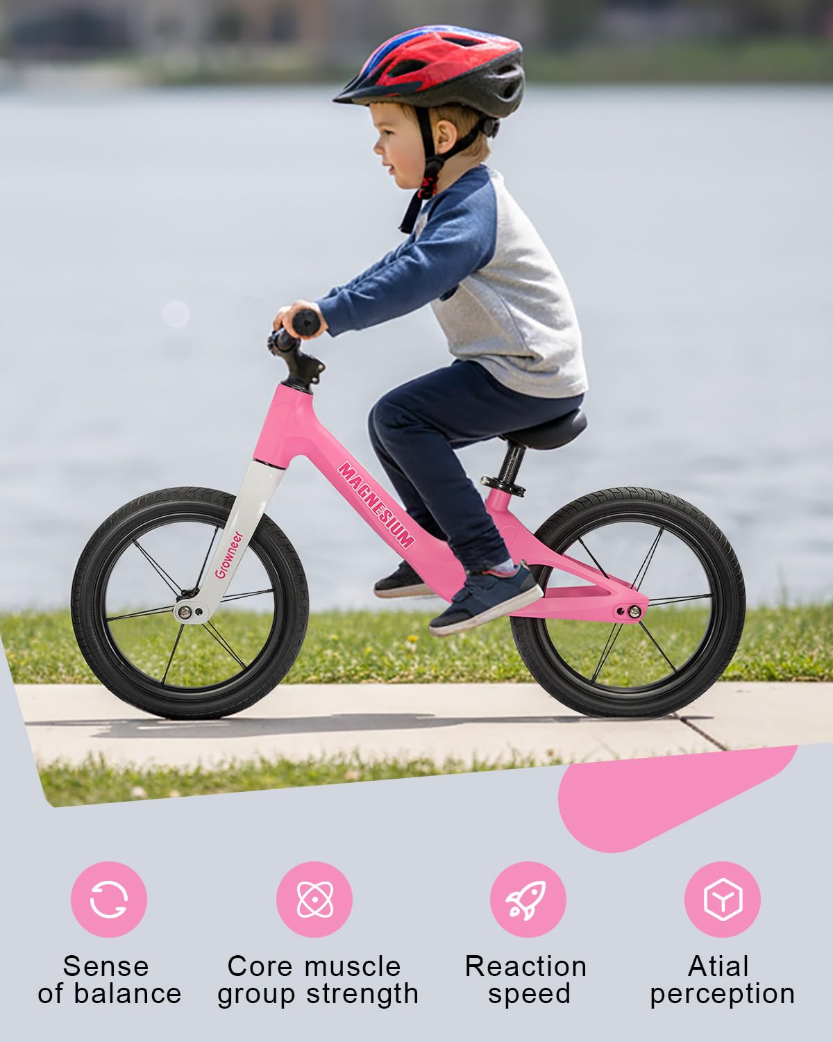 14 Inch Kids Balance Bike with Magnesium Alloy Frame Q8183