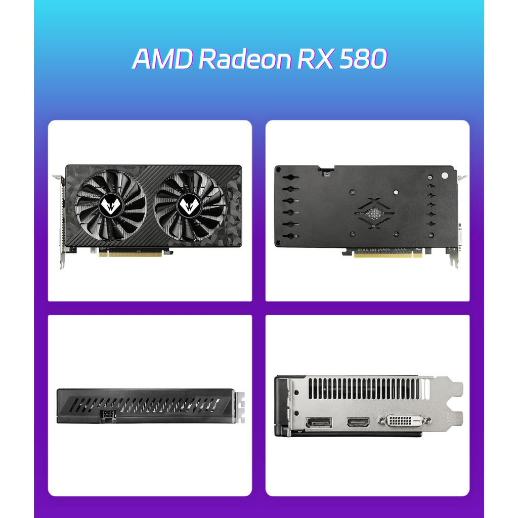 Radeon RX 580 8GB GDDR5 Gaming Graphics Card K299651