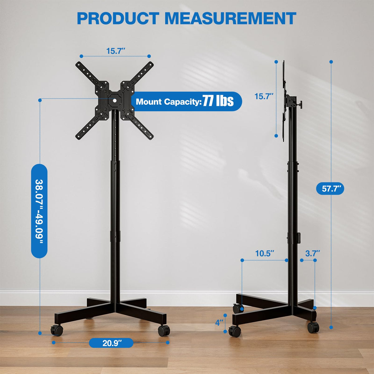 Mobile TV Cart for 13-55 inch TVs B564474