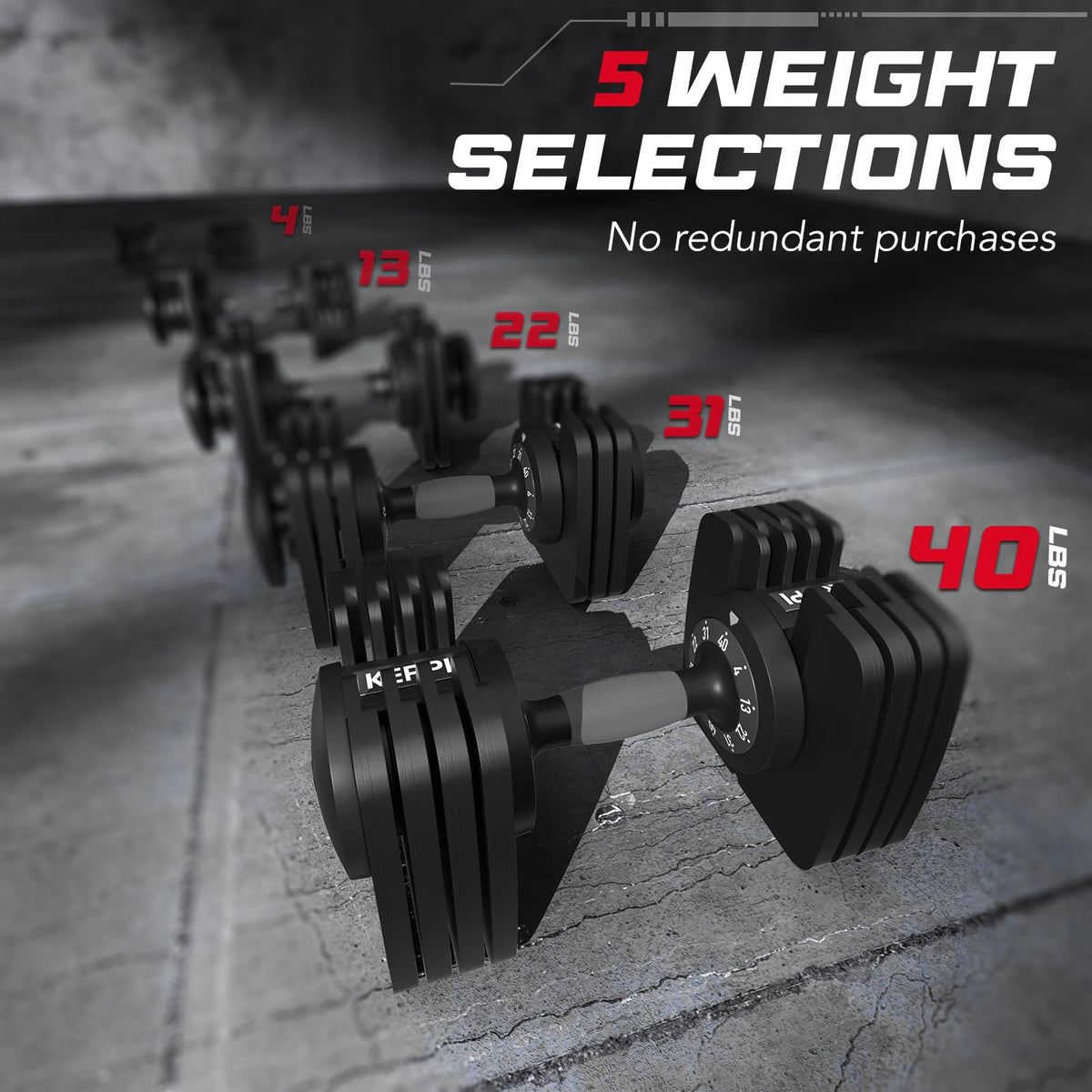 Adjustable Dumbbells Set of 2 O829