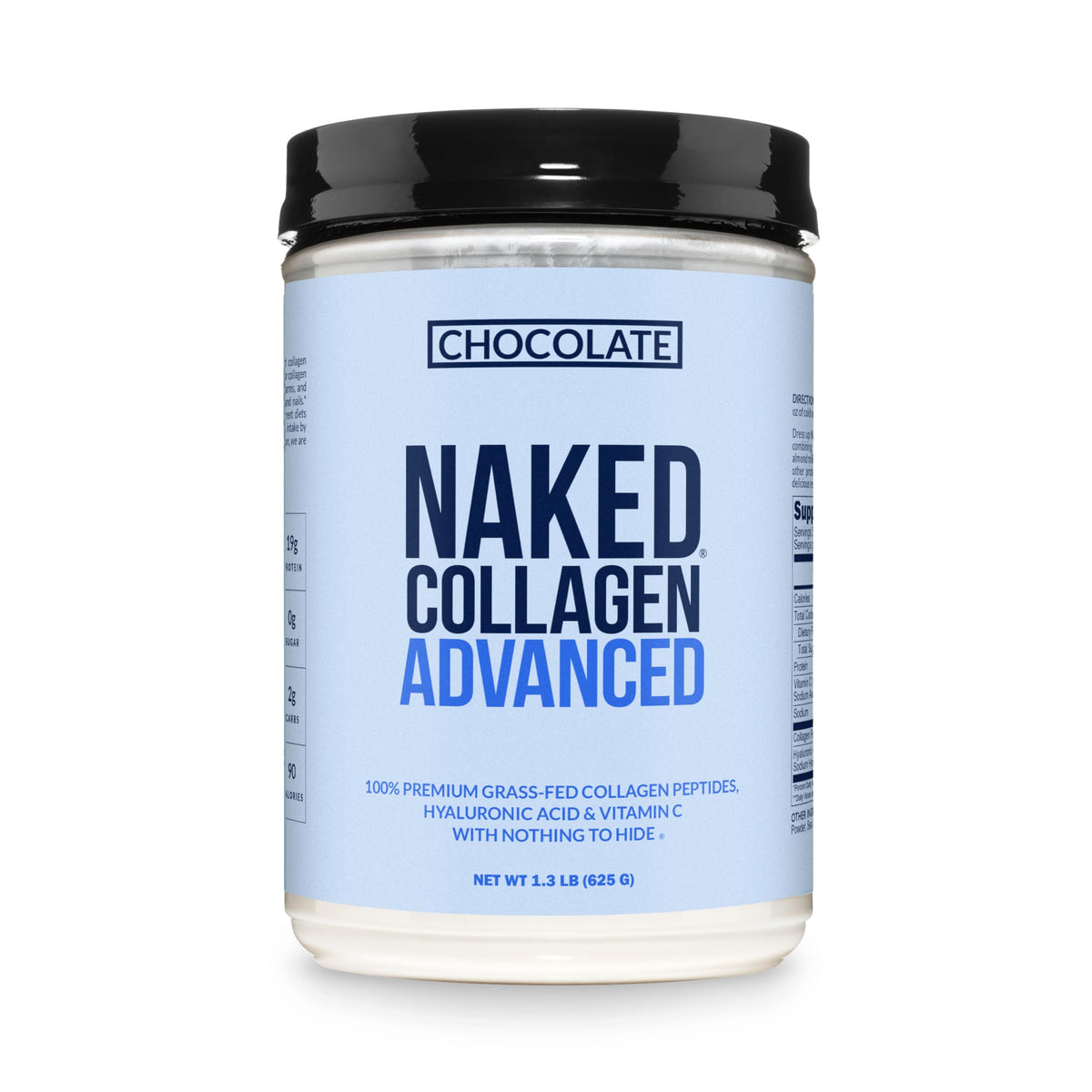 Chocolate Collagen Peptides Protein Powder, 1.3LB F454524