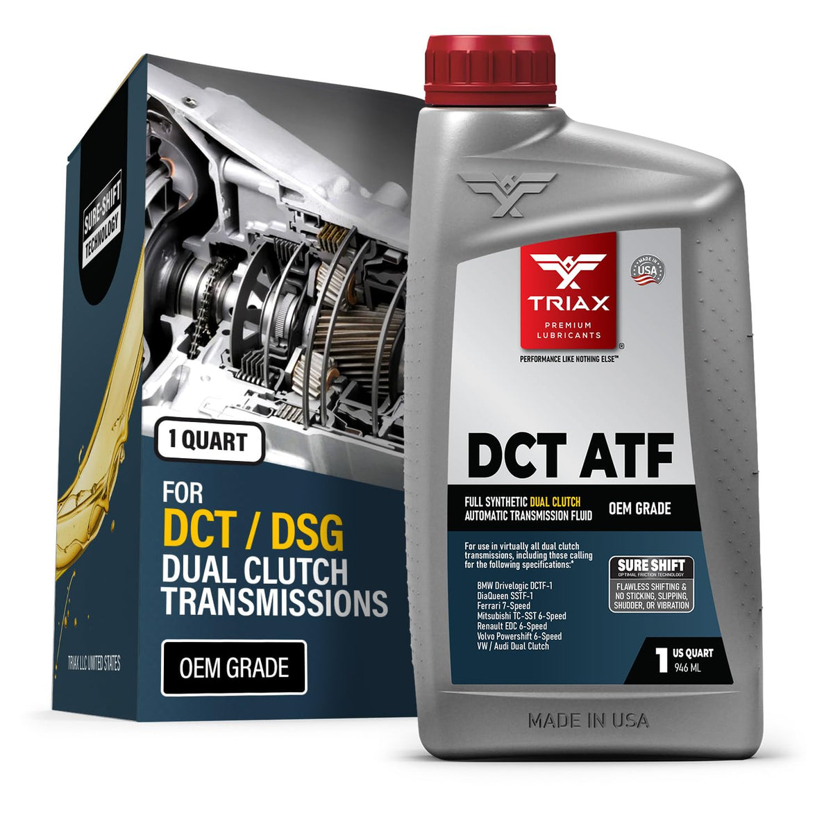 Full Synthetic Dual Clutch Automatic Transmission Fluid 1 Quart S6781