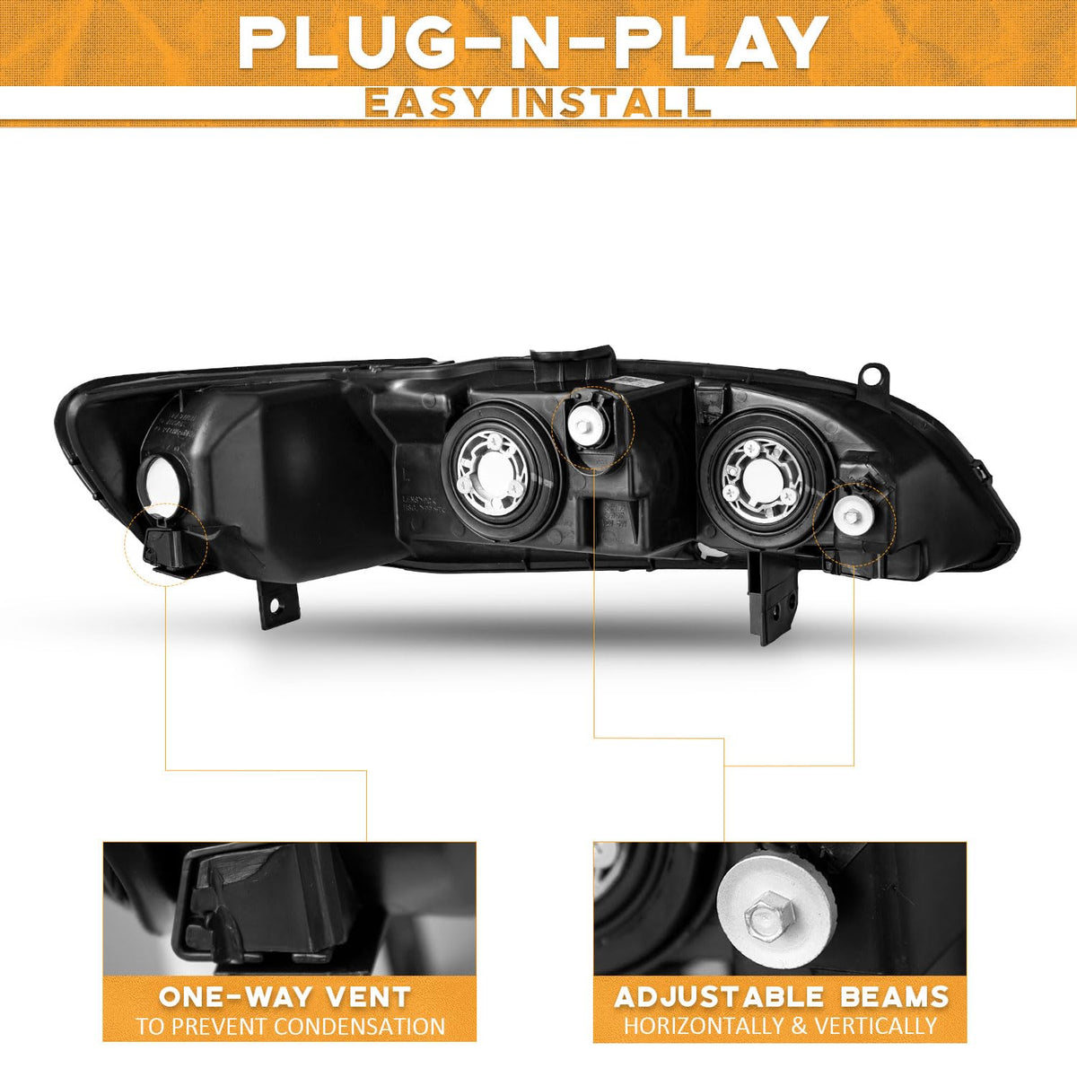 Headlights Assembly P655
