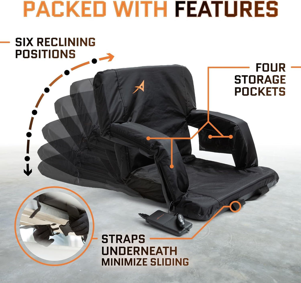 Heated Stadium Seats for Bleachers with Back Support H6158