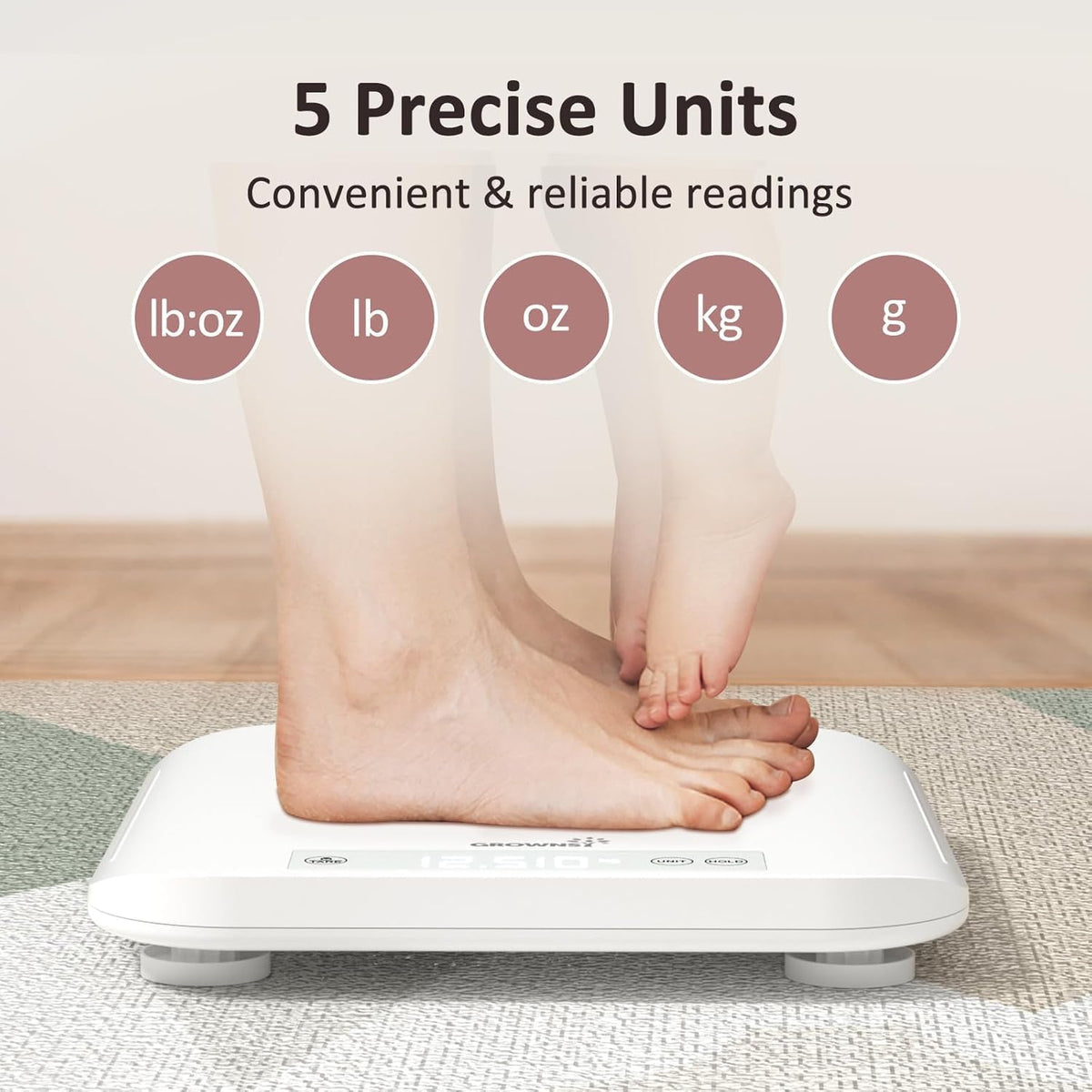 White Digital Baby Scale & Pet Scale F355