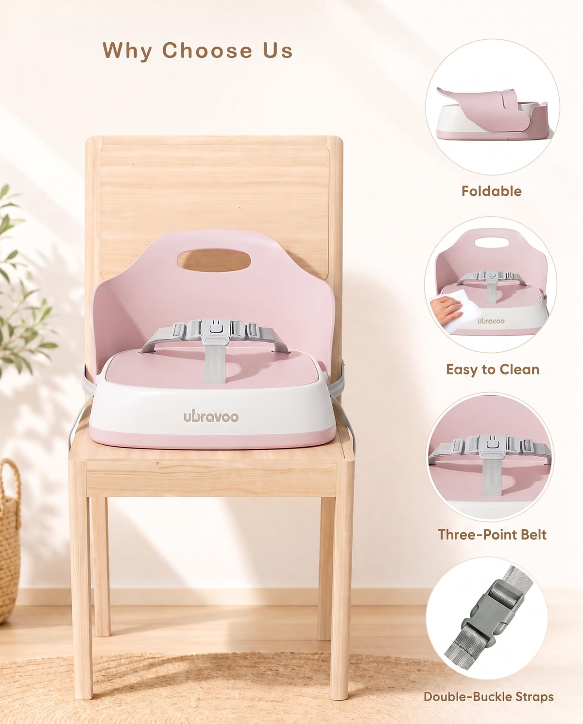 Pink Booster Seat J936