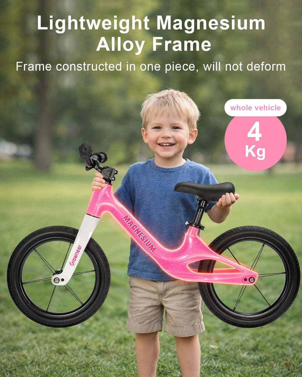 14 Inch Kids Balance Bike with Magnesium Alloy Frame Q8183