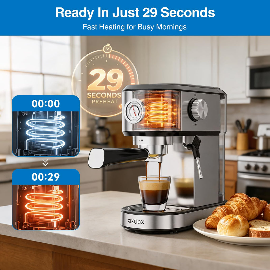 20 Bar Espresso Machine with Milk Frother V834304