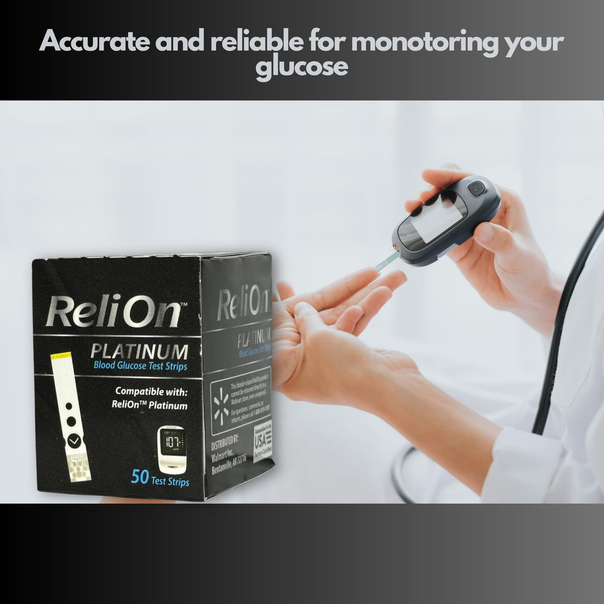 Blood Glucose Test Strips 50 Count E959217