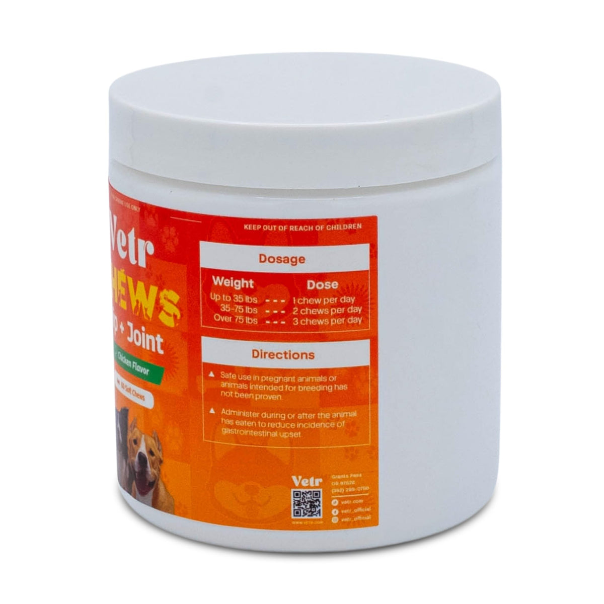 Chicken Flavored Hip and Joint Chews for Dogs, 60 Chewable Tablets R229