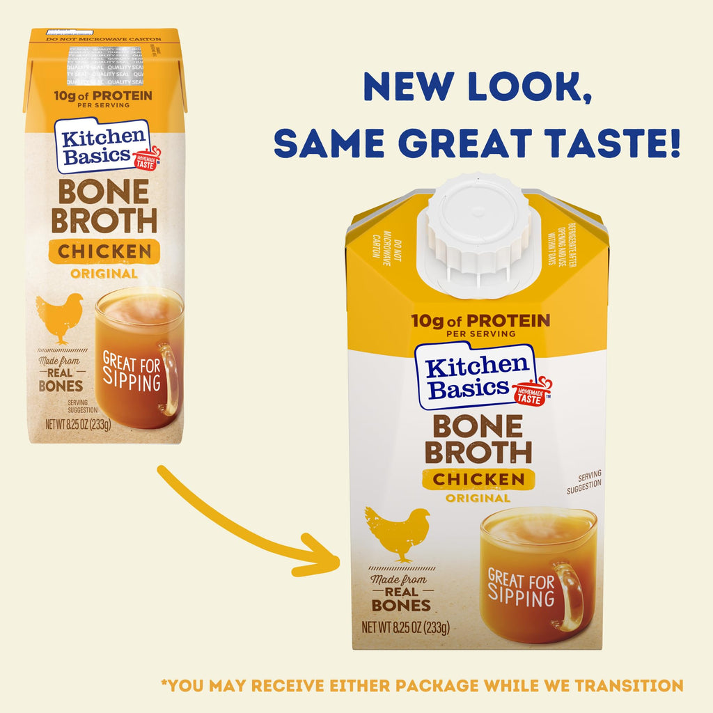Chicken Bone Broth 8.25 oz Carton Pack of 12 I2078