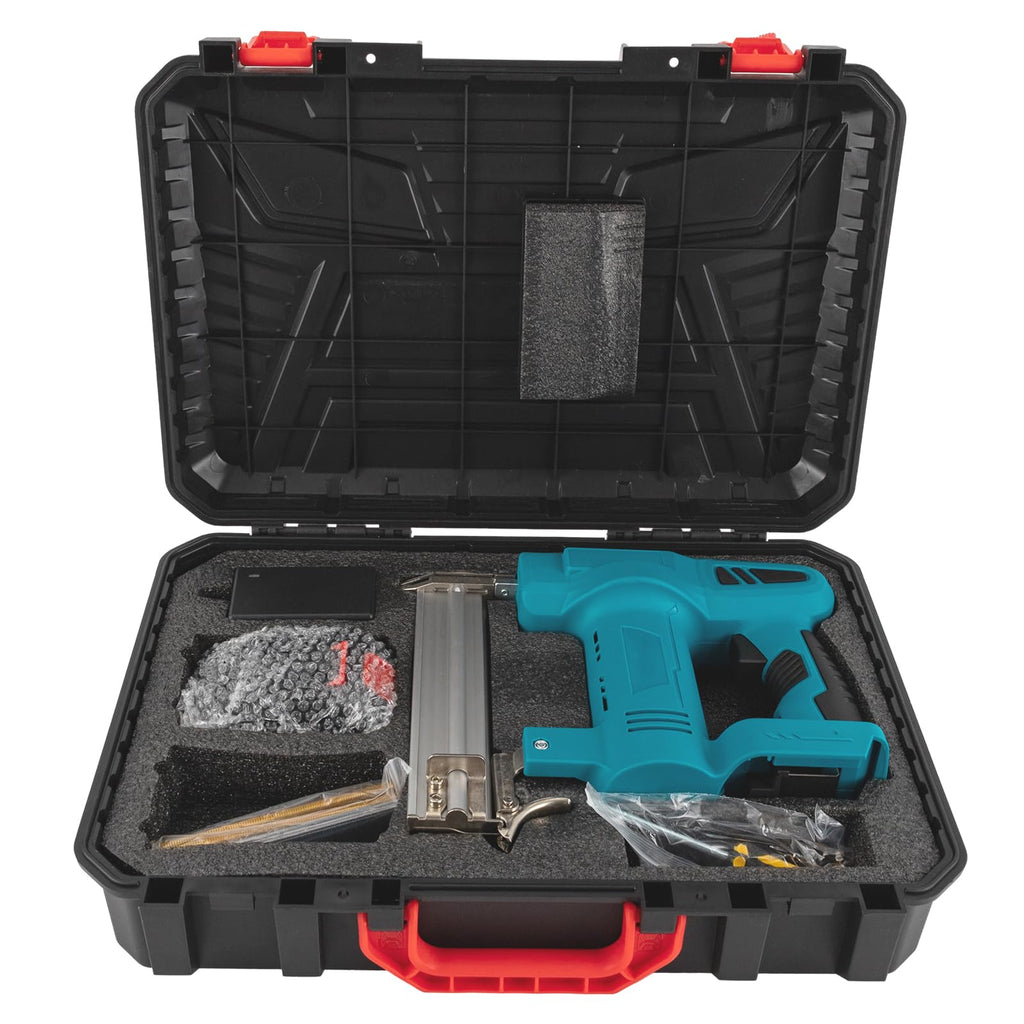 Cordless Battery Powered Brad Nailer Kit with Carrying Case X449189