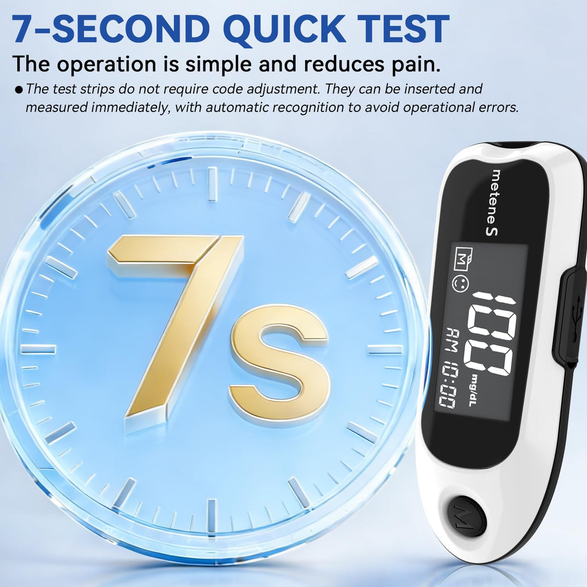 Blood Glucose Monitor Kit S509