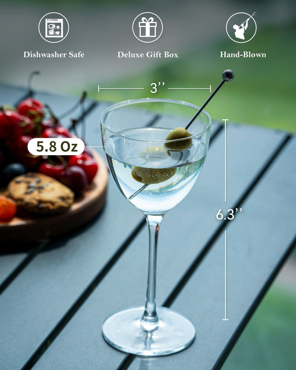 Coupe Martini Glasses Set of 6 L669348