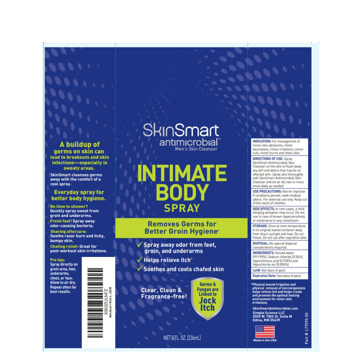 Men’s Intimate Spray 8 oz W305152
