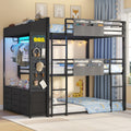 Triple Bunk Bed with 6 Storage Drawers O17388