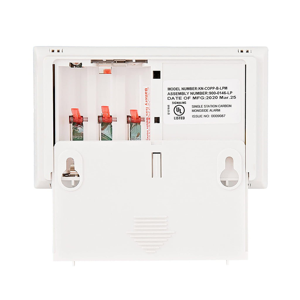 Carbon Monoxide Detector, AA Battery Powered CO Alarm O50641