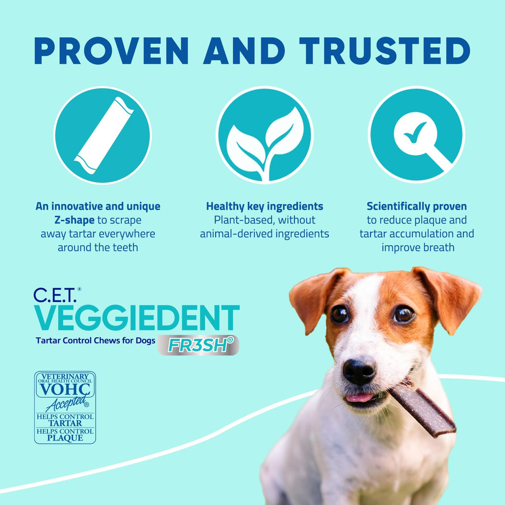 Plaque and Tartar Control Chews for Dogs, Medium V186822