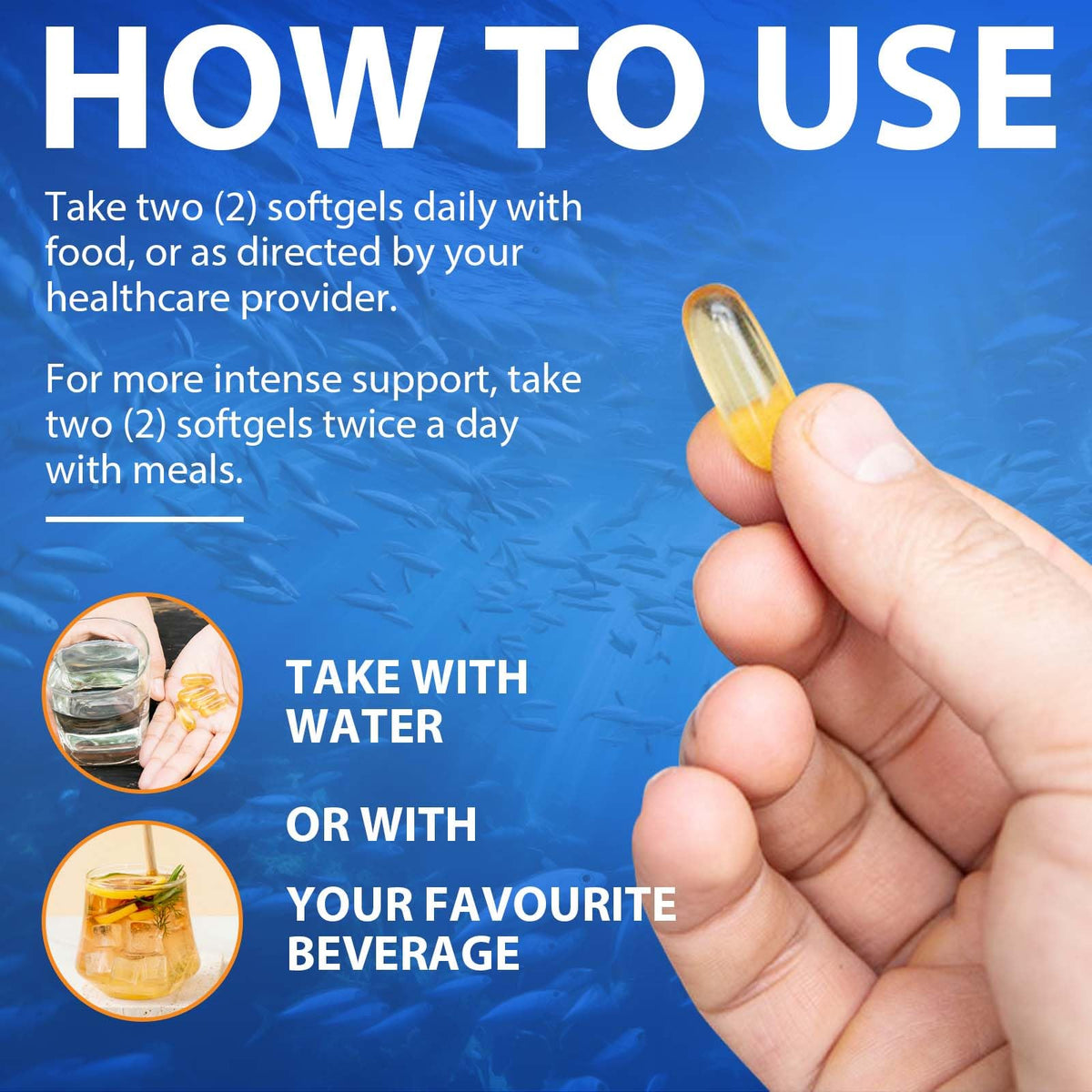 Fish Oil Omega 3 Softgels 120 Softgels C802172