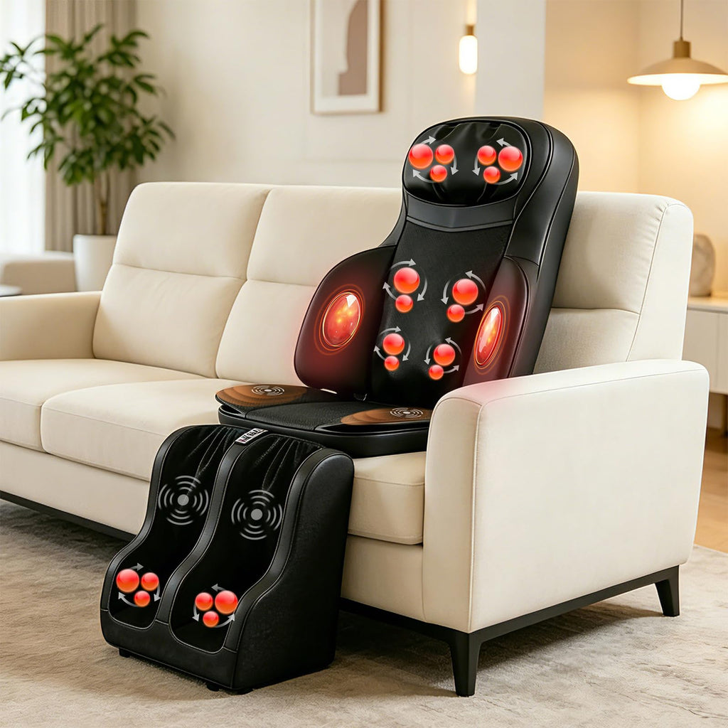 Full Body Massage Chair Pad with Neck Back Foot Shiatsu M297