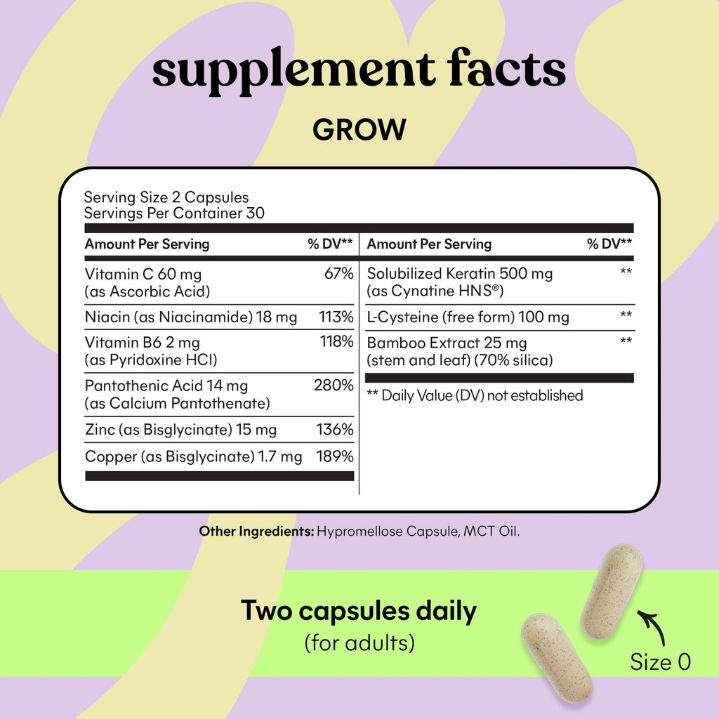 Hair Growth Capsules 30-Day Supply J2694