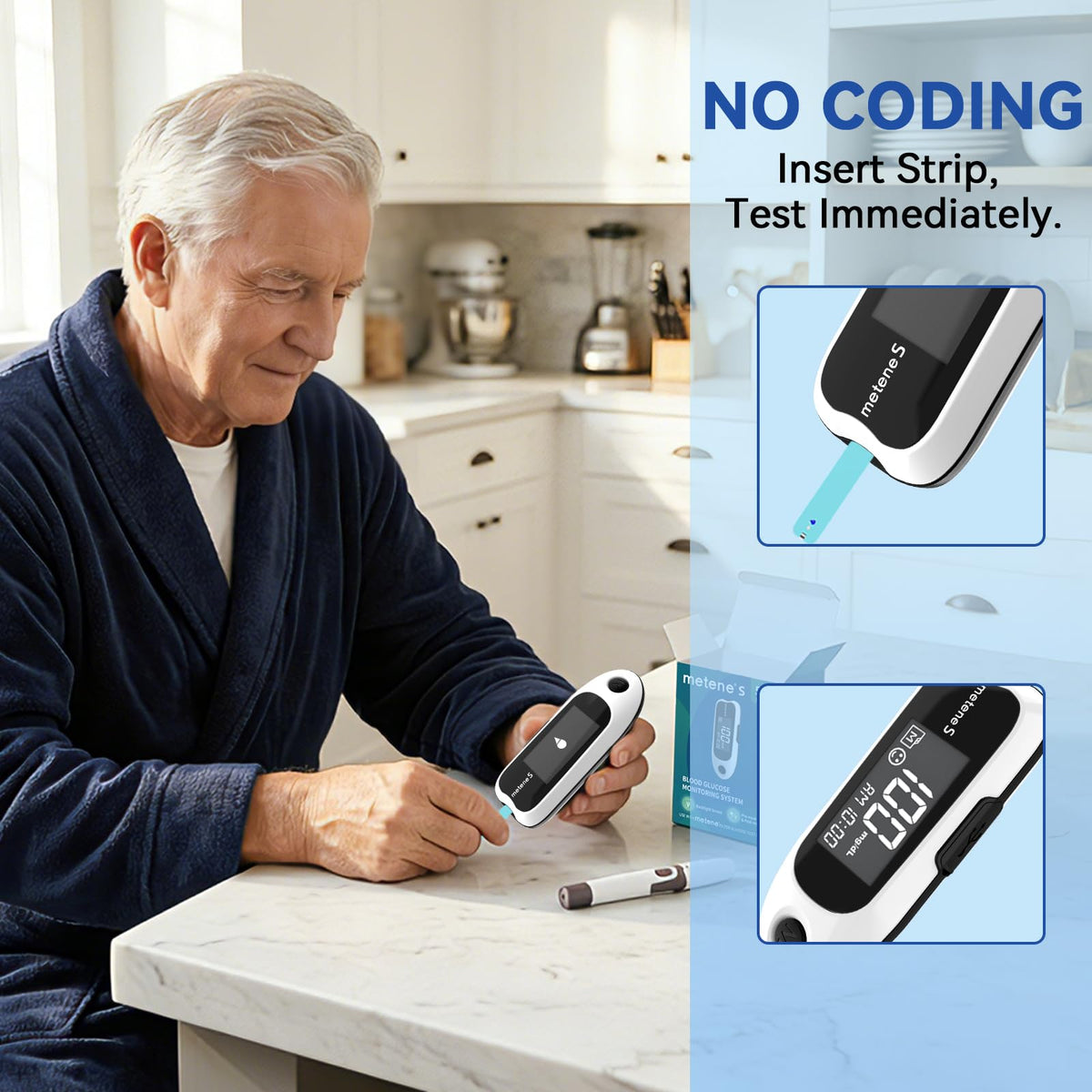 Blood Glucose Monitor Kit S509