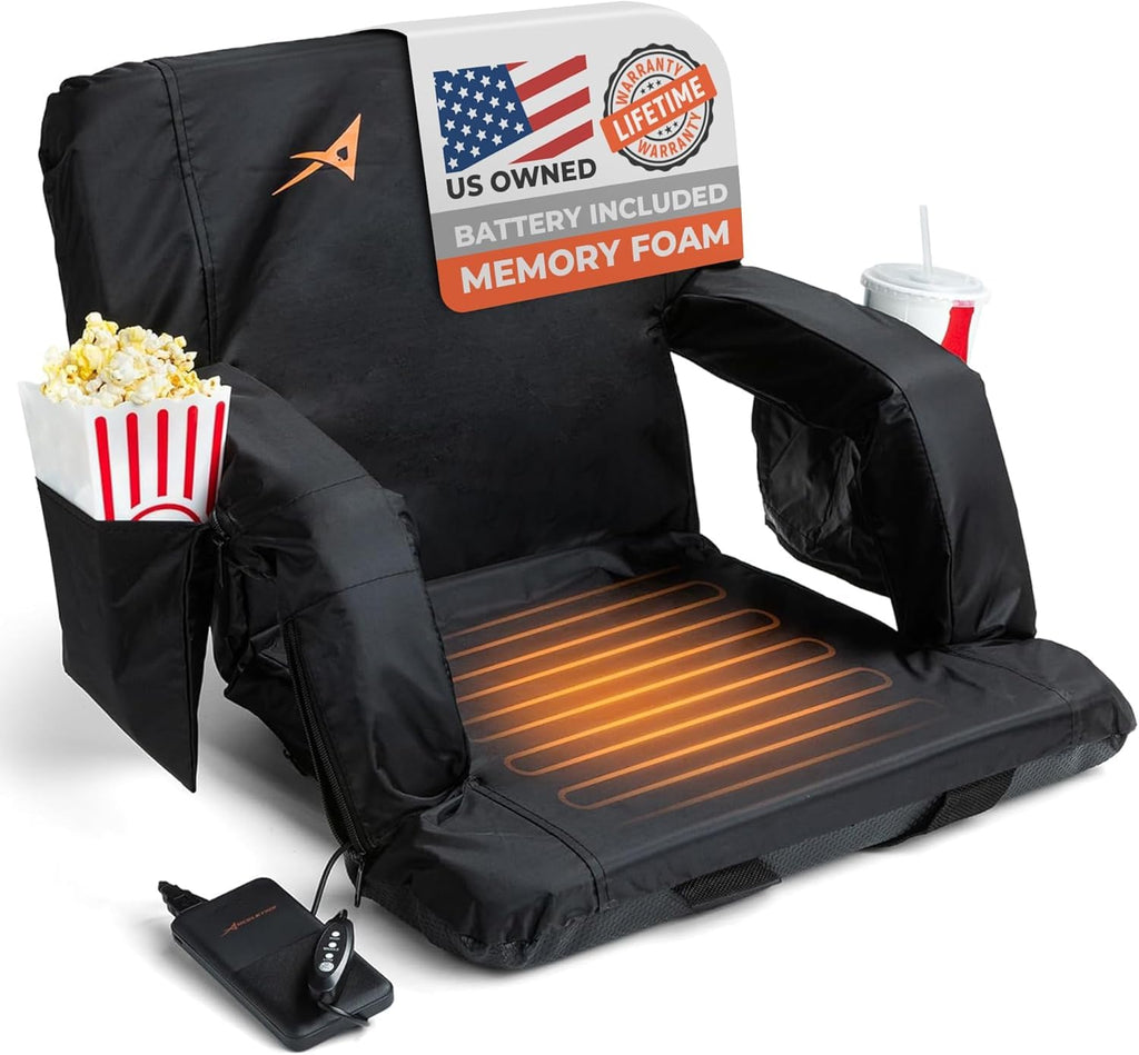 Heated Stadium Seats for Bleachers with Back Support H6158
