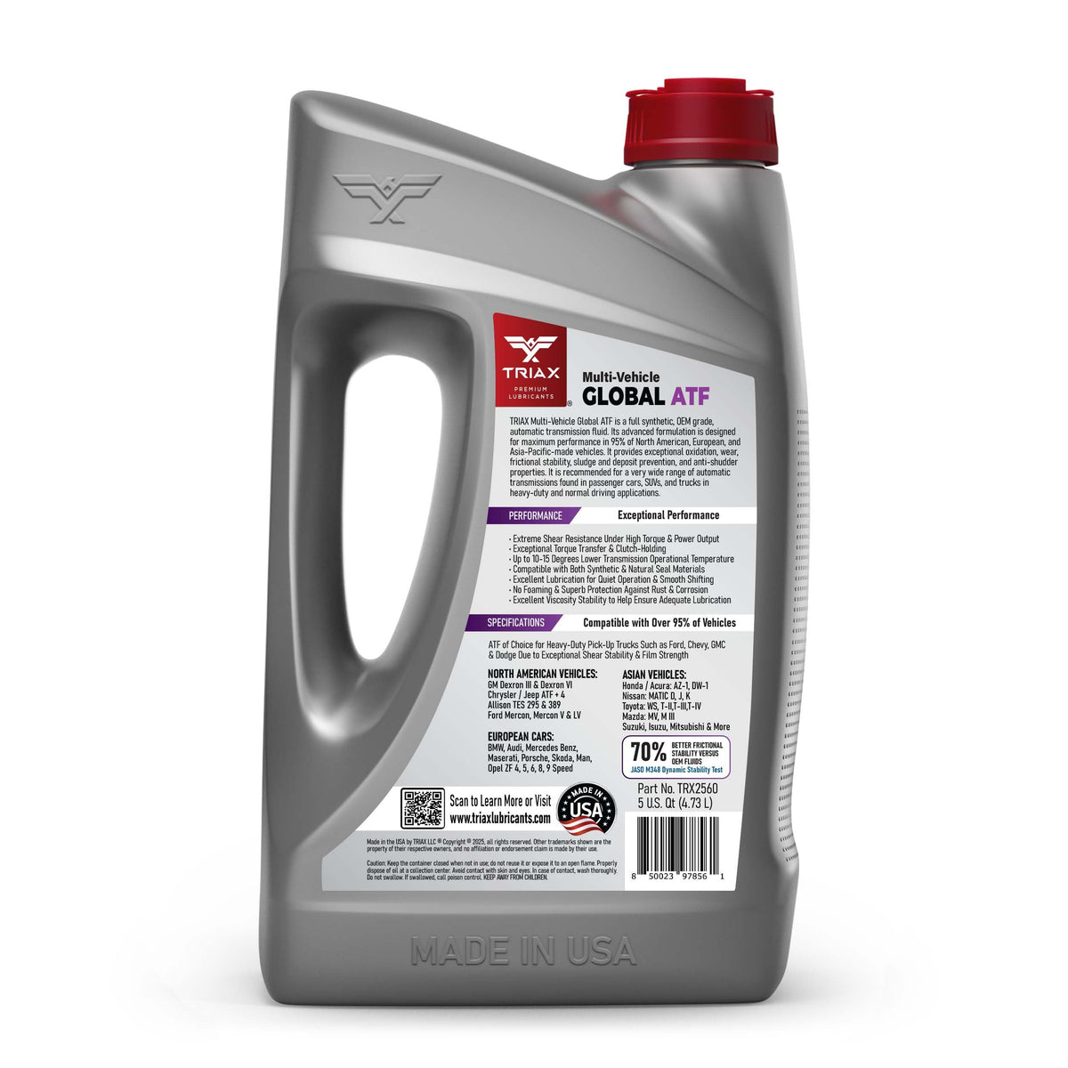Full Synthetic Multi-Vehicle ATF 5 Quart R365027