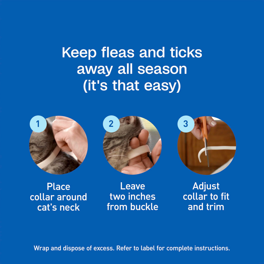 Adjustable Flea & Tick Collar for Cats O393