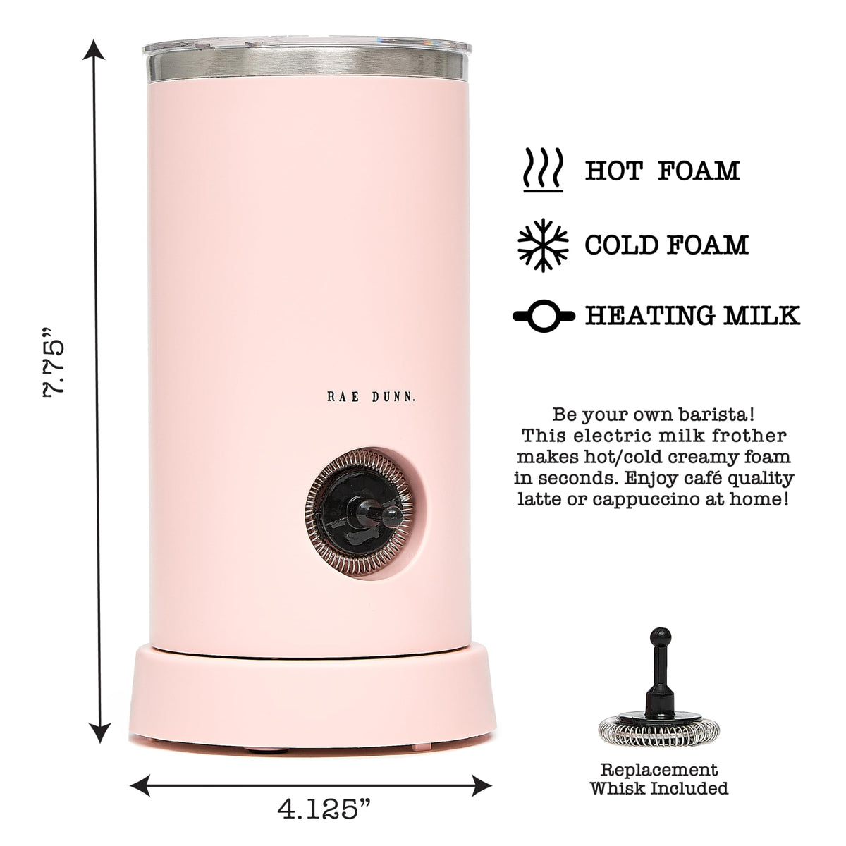 Electric Milk Frother Steamer 550 Watt M220413