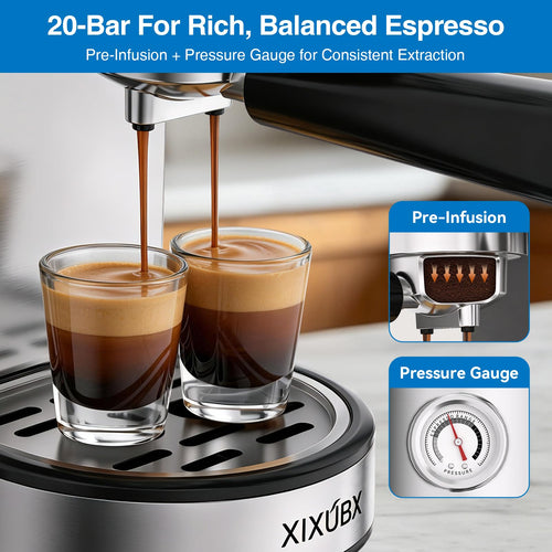 20 Bar Espresso Machine with Milk Frother V834304