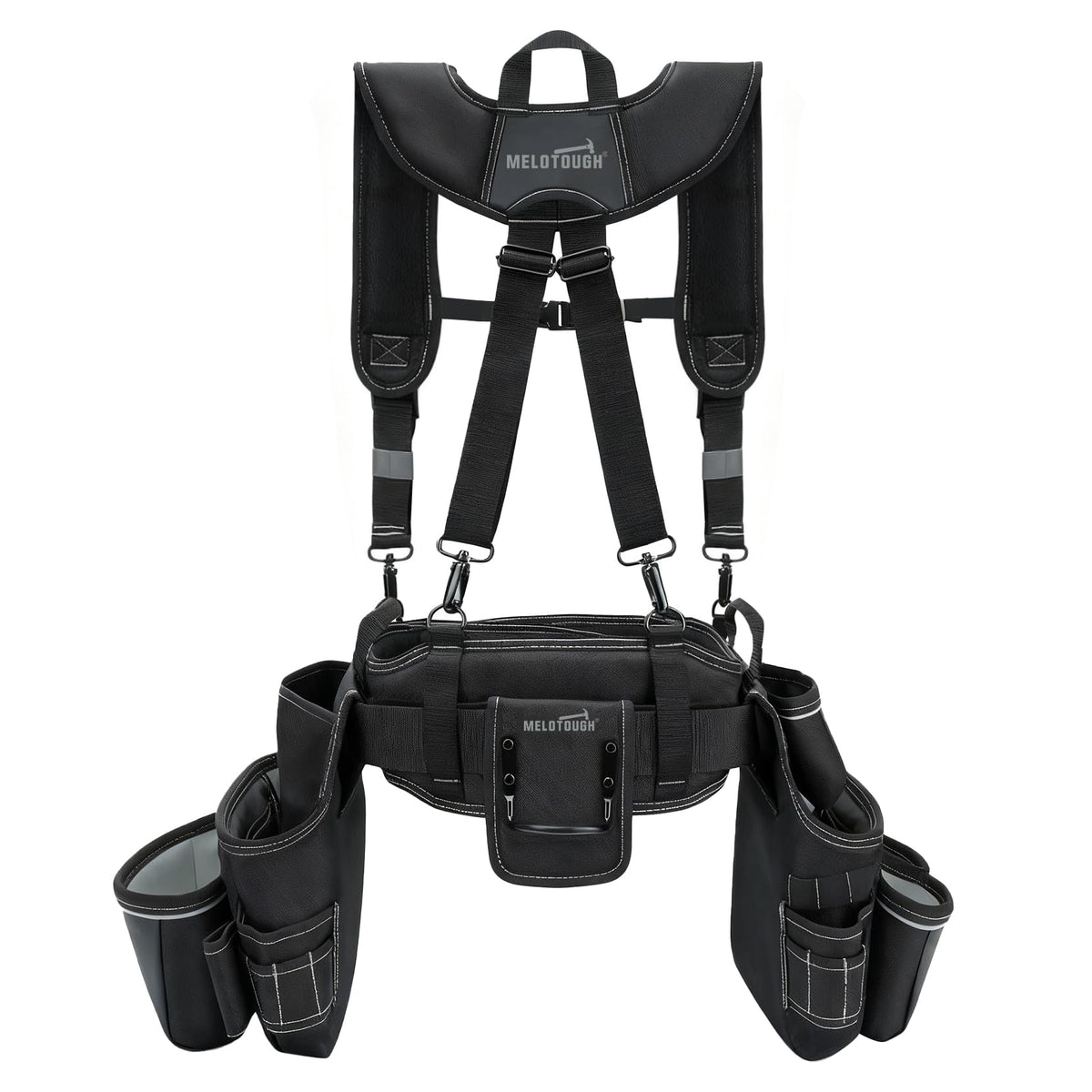Tool Belt with Suspenders 32 Pockets 34"-48" Waist P214652