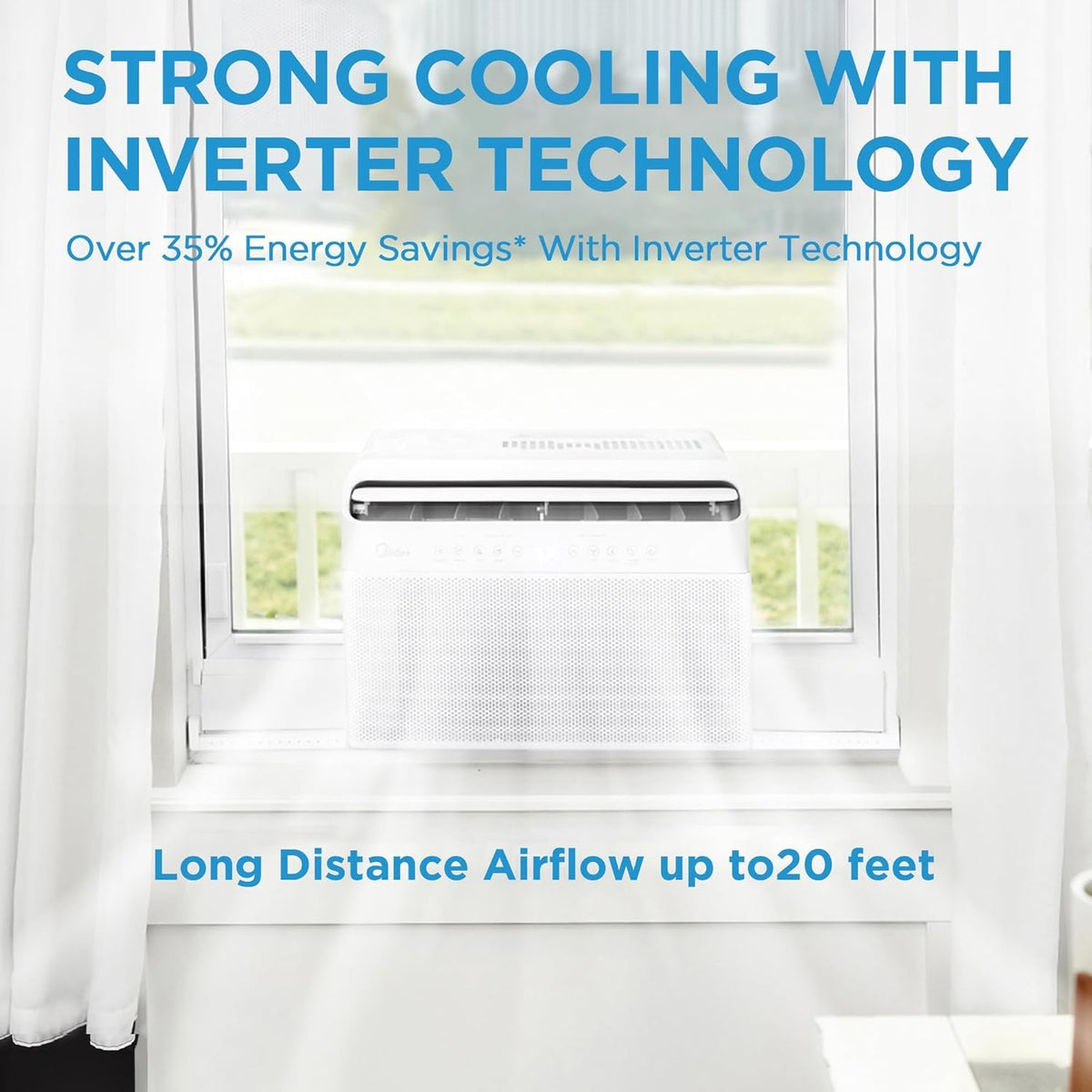 12,000 BTU U-Shaped Smart Inverter Window Air Conditioner W51175