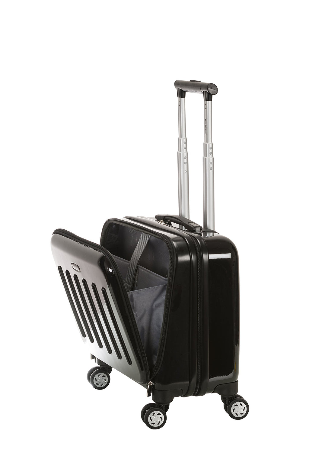 Hardside Rolling Computer Case, Carry-On, Black J223220