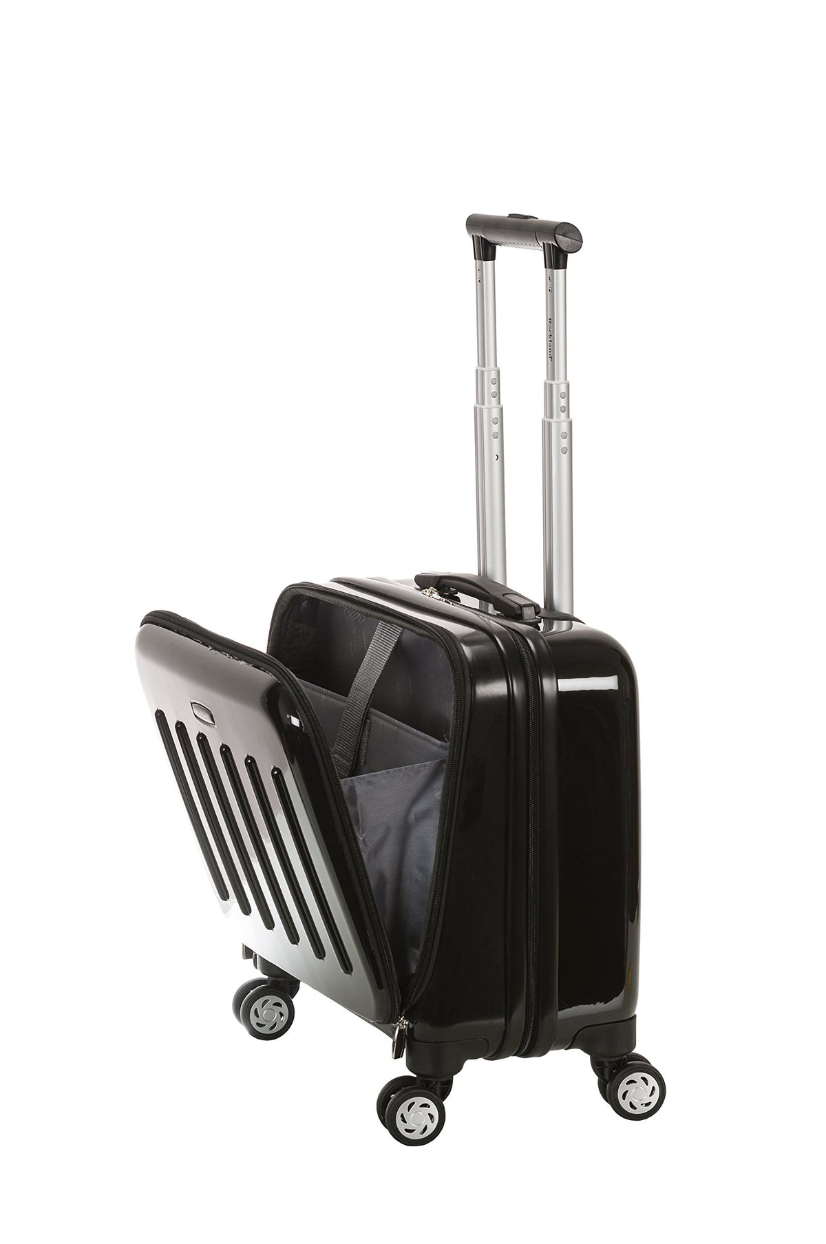Hardside Rolling Computer Case, Carry-On, Black J223220