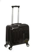 Hardside Rolling Computer Case, Carry-On, Black J223220