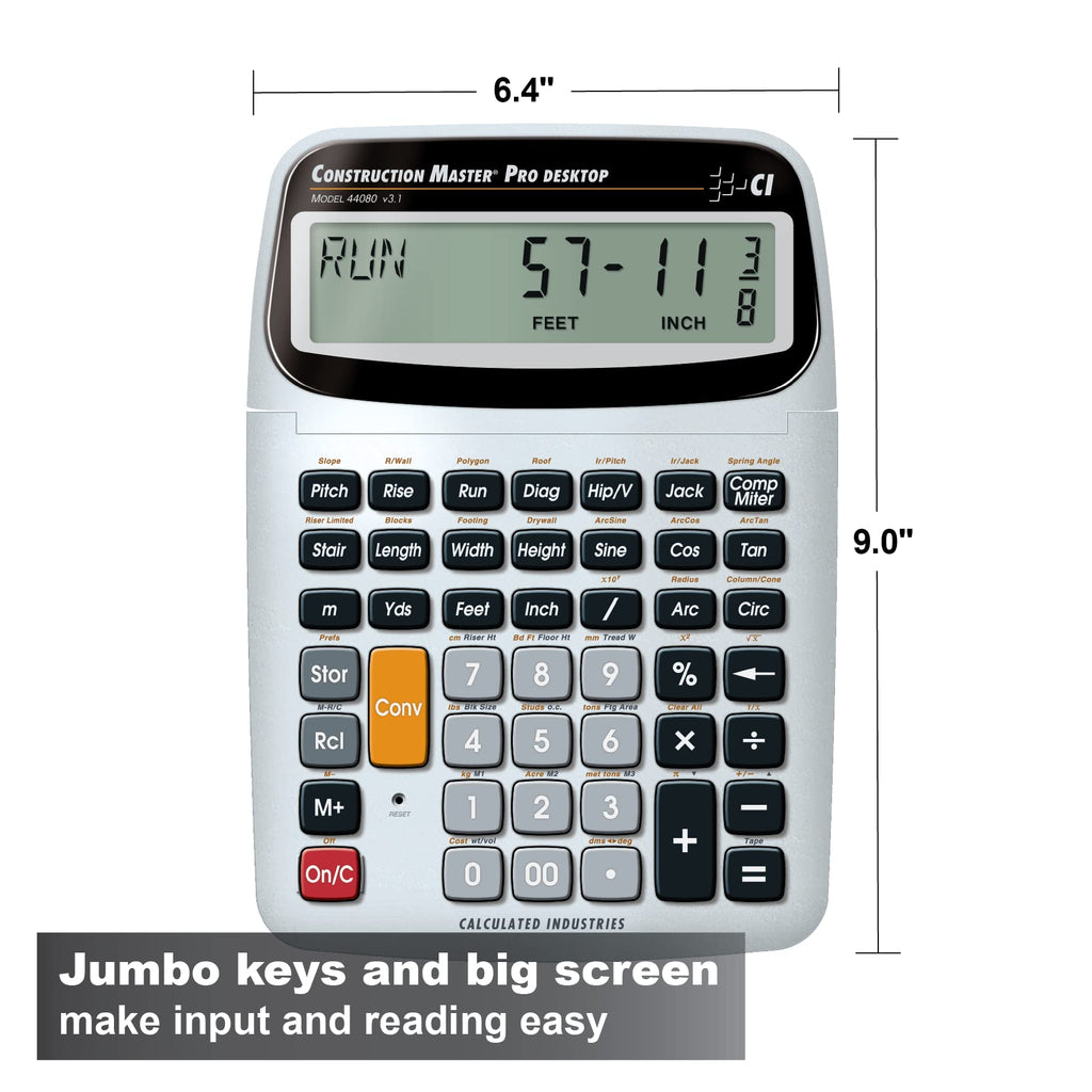 Construction Master Pro Calculator B876