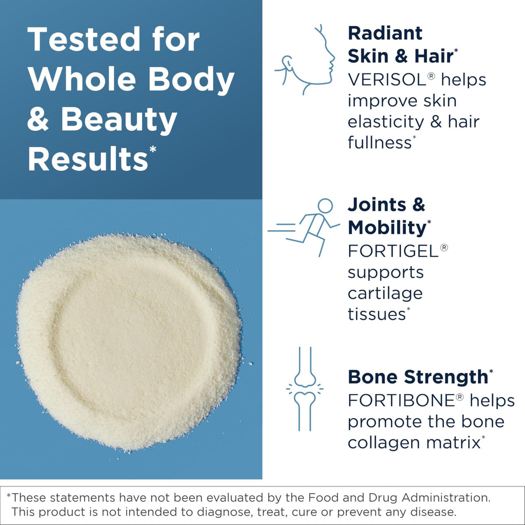 Hydrolyzed Collagen Peptides Powder Unflavored 30 Servings D96549