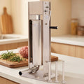 Stainless Steel 15LB Dual Speed Vertical Manual Sausage Stuffer H64433