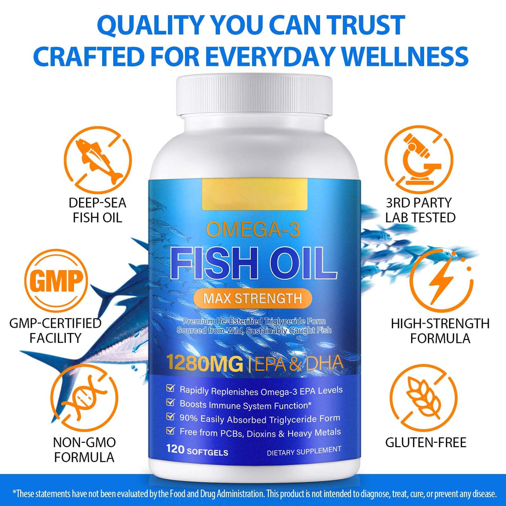Fish Oil Omega 3 Softgels 120 Softgels C802172