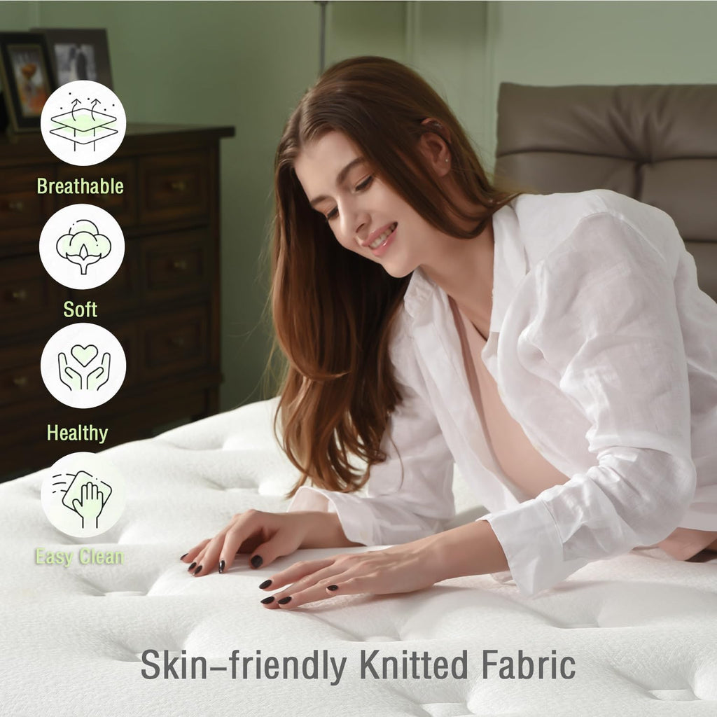 Full Size 12 Inch Hybrid Gel Memory Foam Mattress L96838