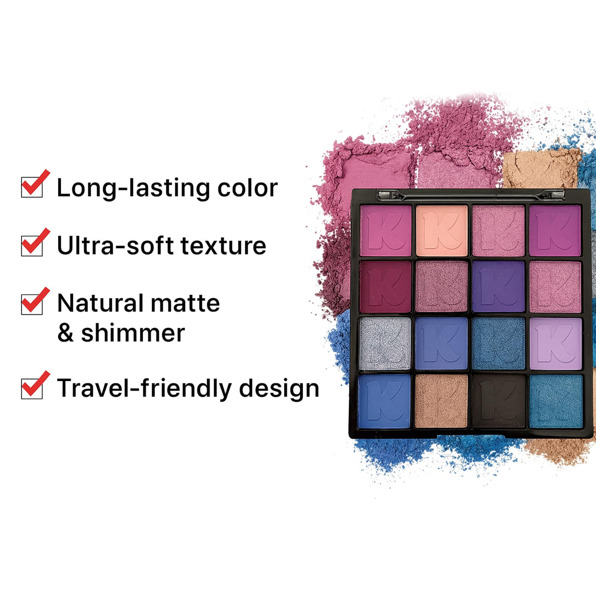 Matte Glitter Eyeshadow Palette M390260