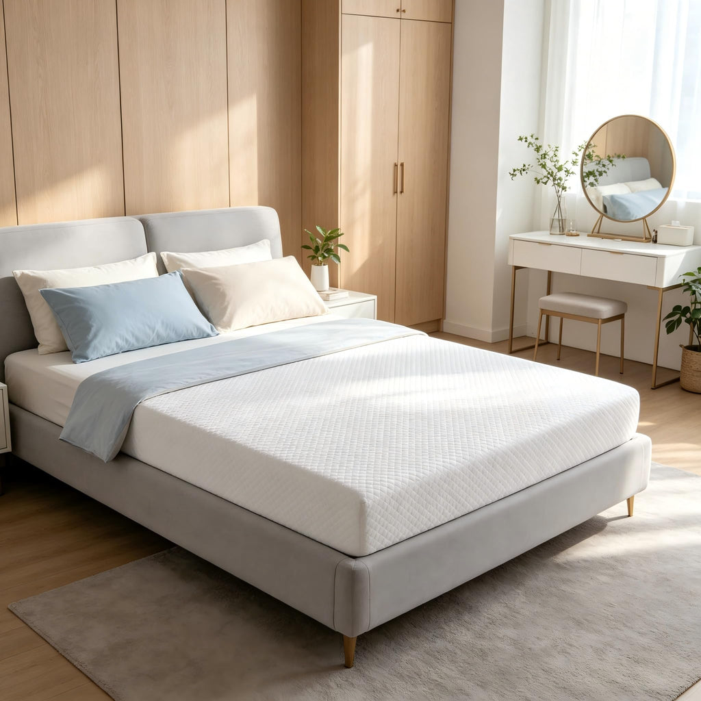 5 Inch Twin Size White Gel Memory Foam S69931
