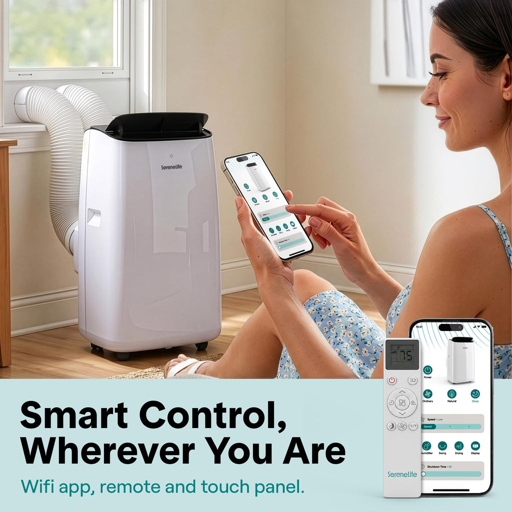 12000 BTU Inverter Portable Air Conditioner & Heater with Wi-Fi F589