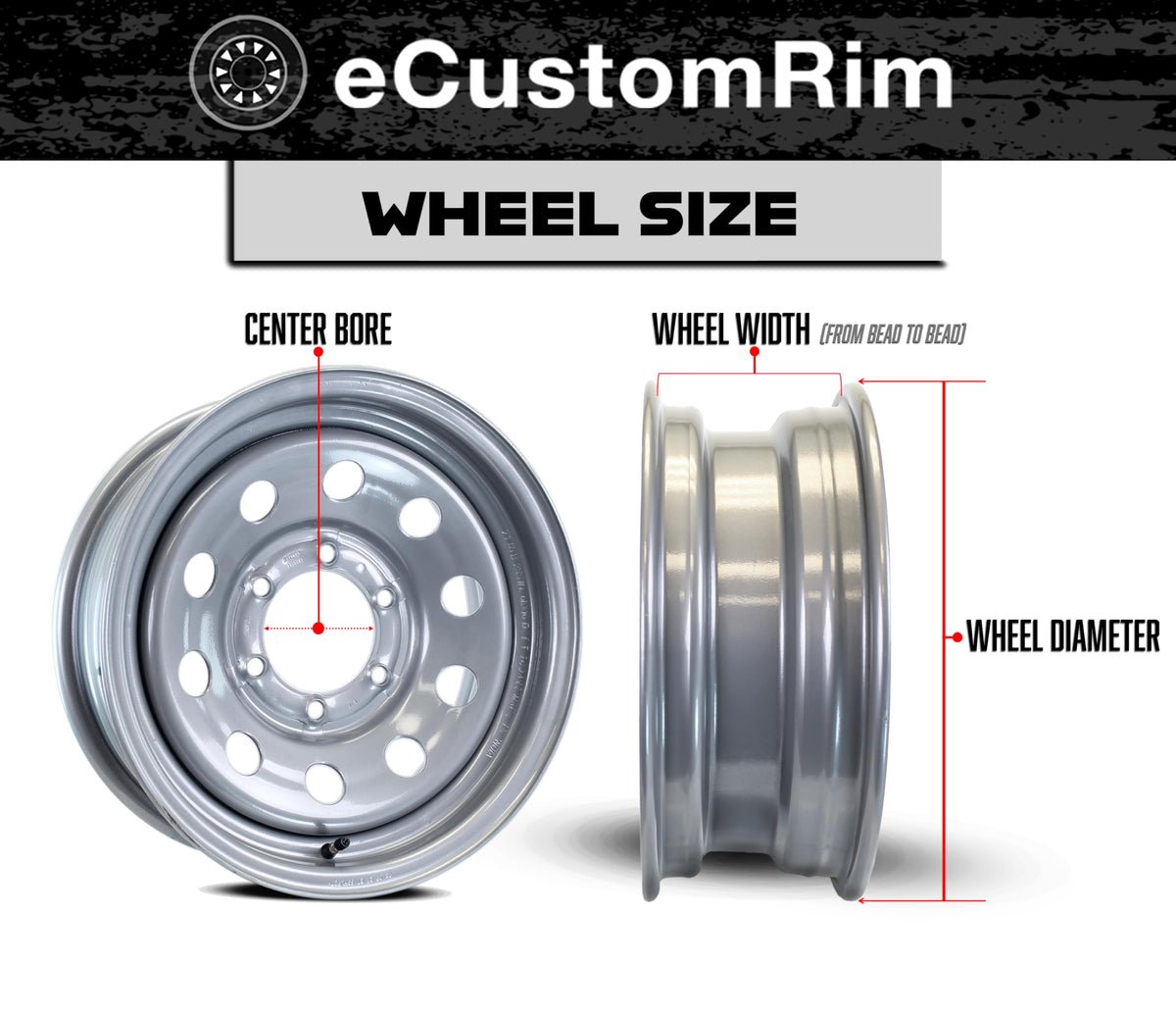 Trailer Tire Rim Assembly 5.30-12 Load B 4 Lug White C53875