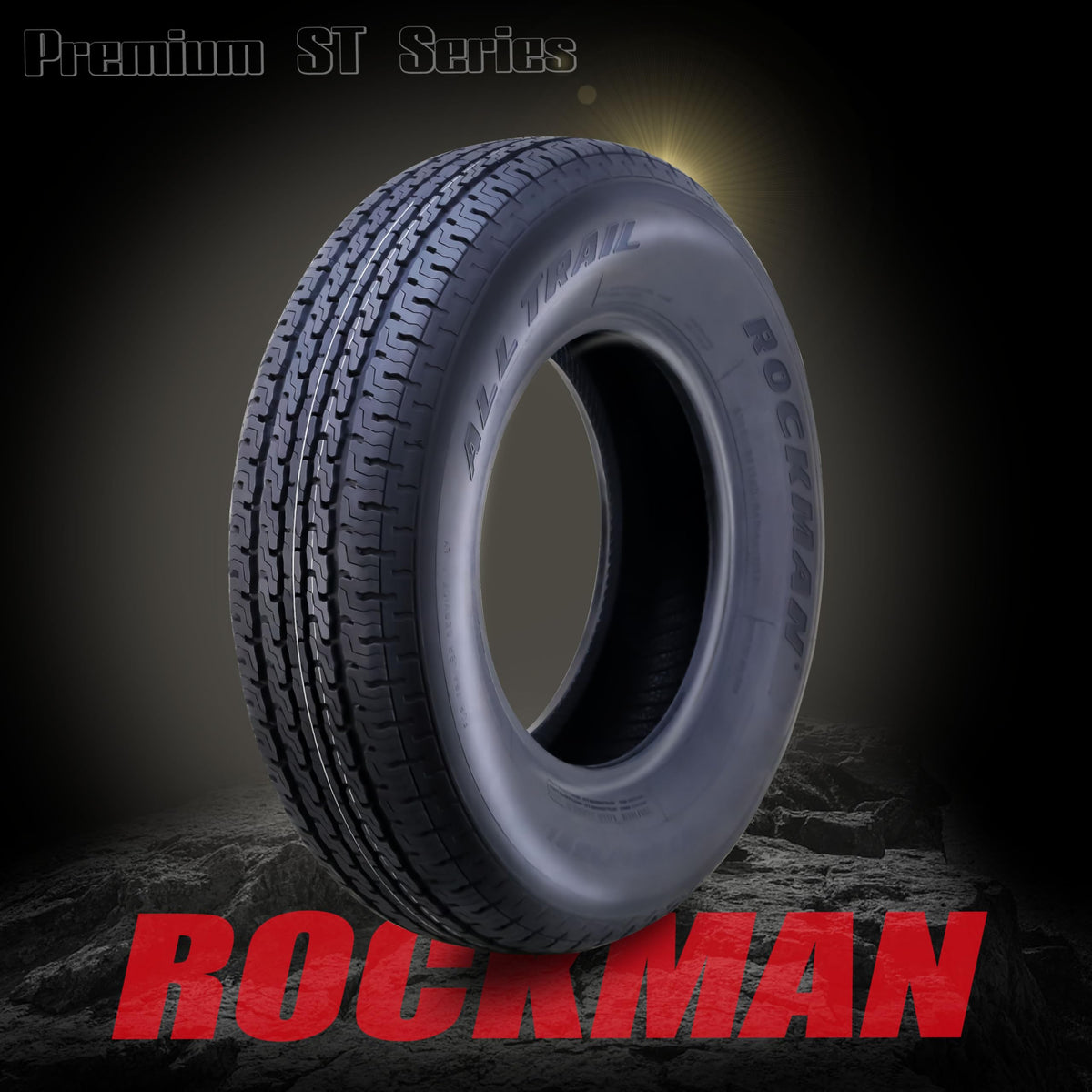 Trailer Tire Wheel ST205/75R15 8-Ply Silver Rim P167