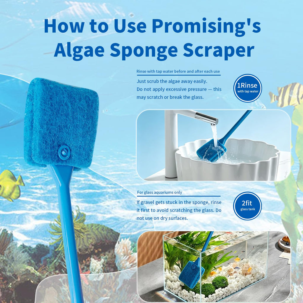 Double Sided Aquarium Cleaning Brush I239457