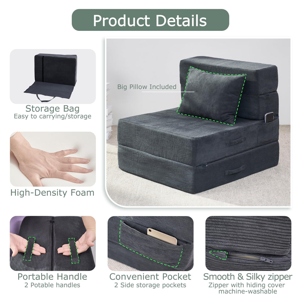 Folding Convertible Sofa Bed with Bag P89774